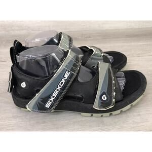 Sixsixone Mountain Bike Shoes Mens EU 41/42 Multicolor Leather Slingback Sandals